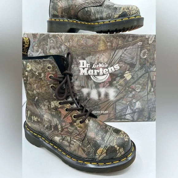 RARE Dr Martens Tate Richard Dadd 1460 pascal Fairy Feller master stroke boots - Picture 3 of 17